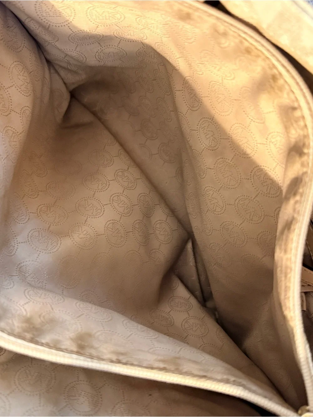 Michael Kors Cream Jet Set Tote